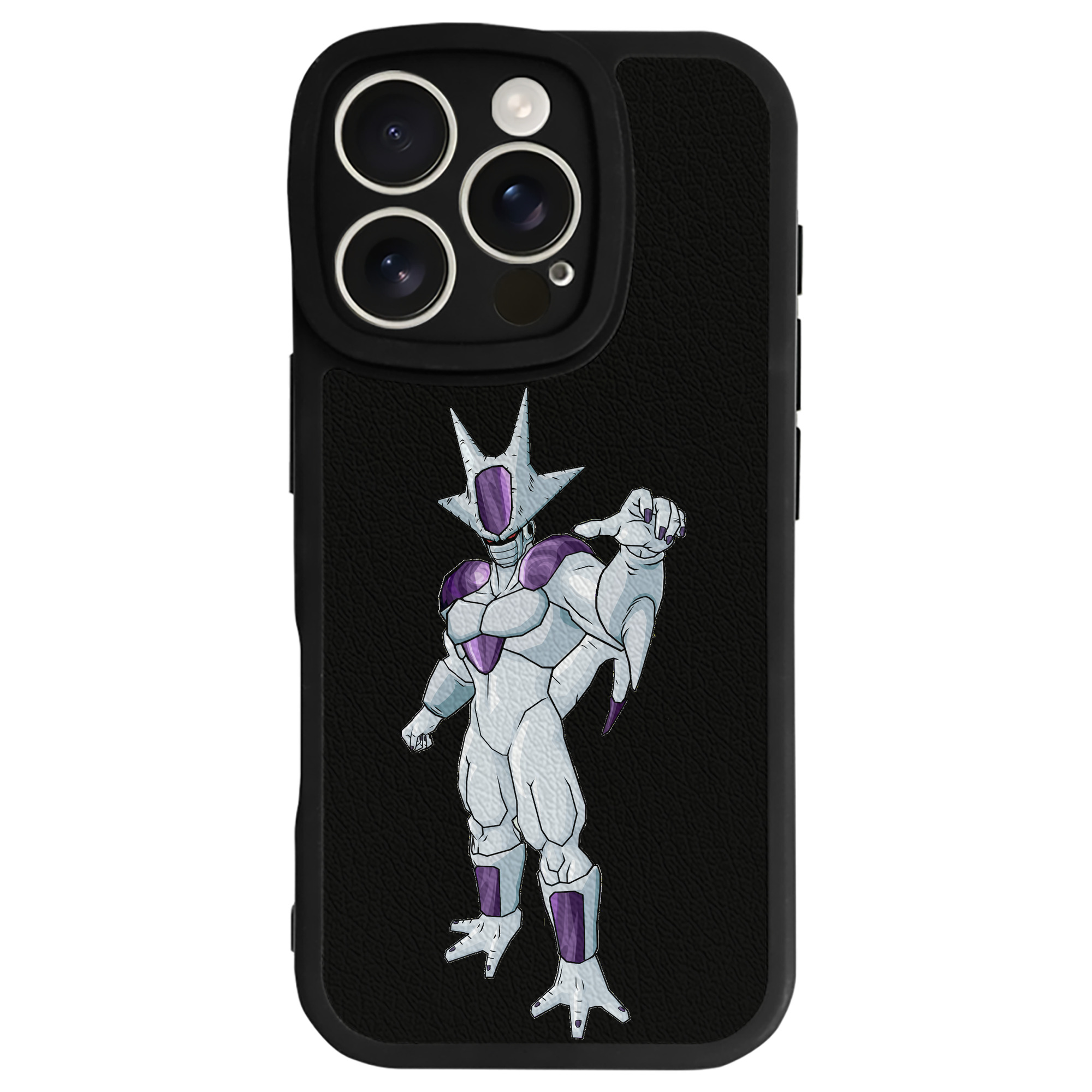 （画像用） ドラゴンボール クウラ DRAGON BALL Cooler Coora 【iPhone 16シリーズ対応】シリコンスマホケース（レザー調） 材質：シリコン